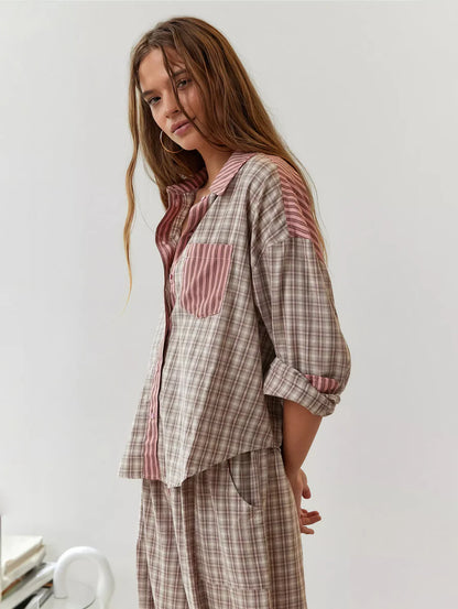 Casual Homewear Plaid