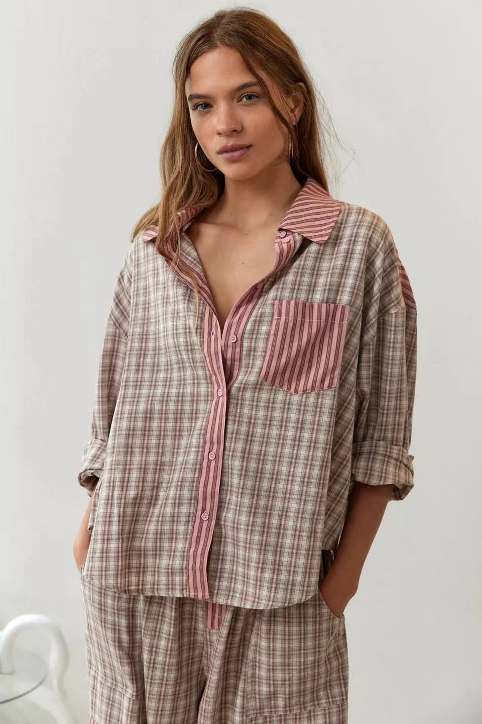 Casual Homewear Plaid